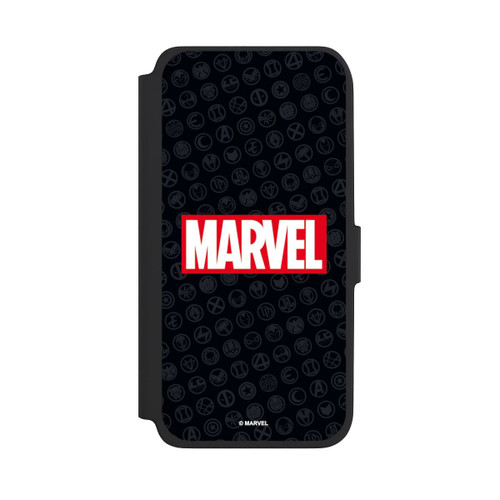 Samsung Galaxy A18 5G NIVOflip Marvel Logo Black Red 