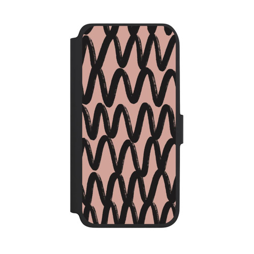 Samsung Galaxy A18 5G NIVOflip Schwarzes Zickzack