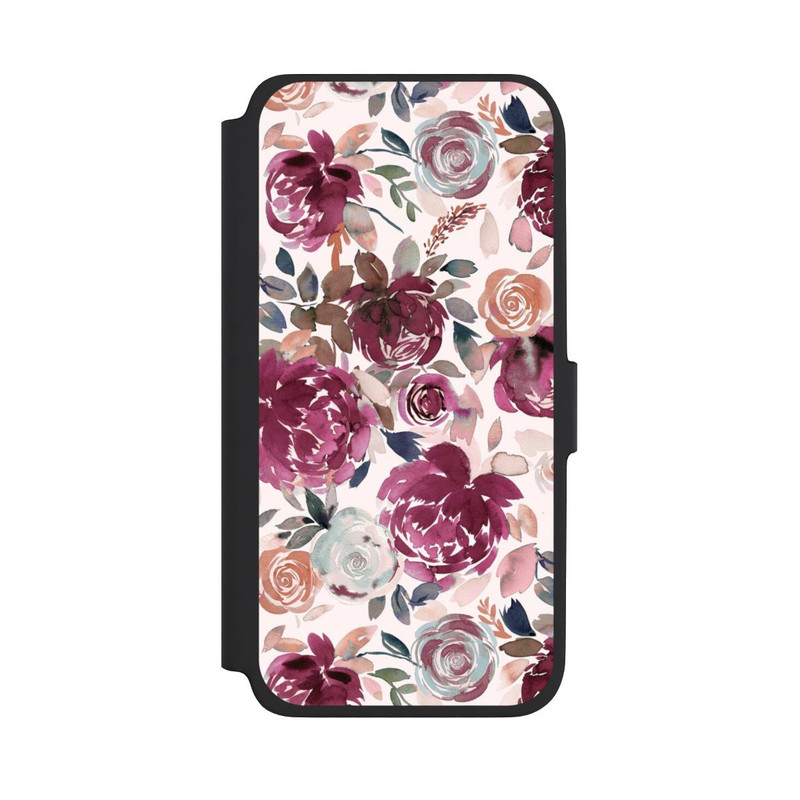 Galaxy A18 5G NIVOflip Herbstpfingstrosen und Rosen in Rosa