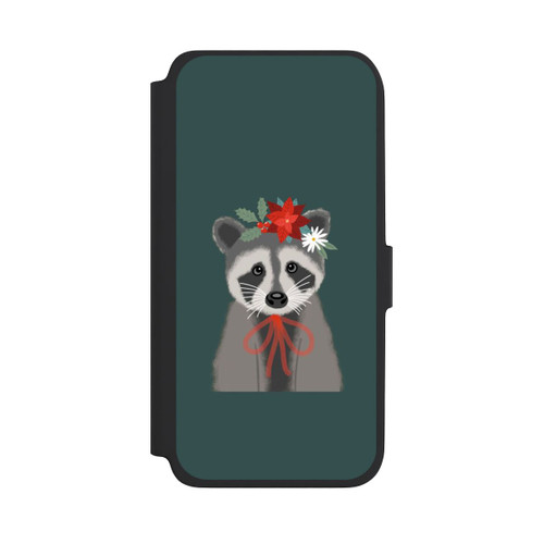 Samsung Galaxy A18 5G NIVOflip weihnachtlicher Waschbär