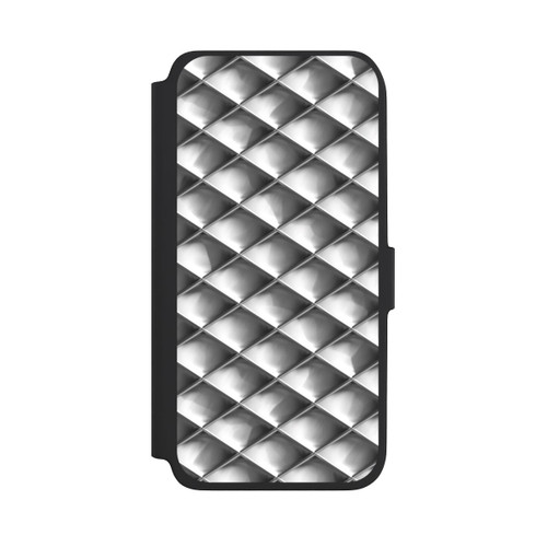 Samsung Galaxy A18 5G NIVOflip Glamour Silver Squares