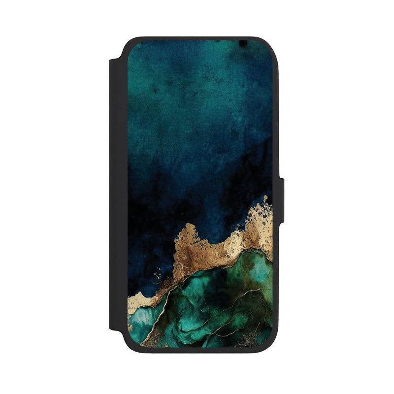 Galaxy A18 5G NIVOflip Bleu pétrole avec or