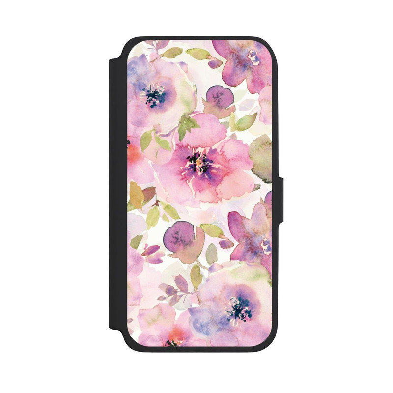 Galaxy A18 5G NIVOflip Tapete mit rosa Blumen