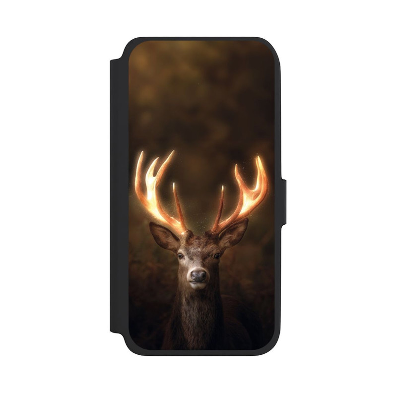 Galaxy A18 5G NIVOflip Hirsch Goldenes Geweih