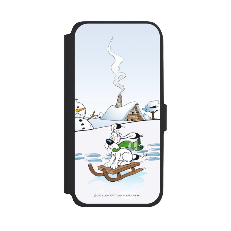 Galaxy A18 5G NIVOflip Idefix fährt Schlitten