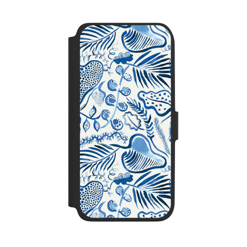 Samsung Galaxy A18 5G NIVOflip Tropical Forest Leaves Blue