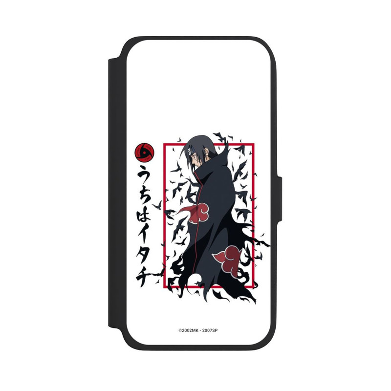 Galaxy A18 5G NIVOflip Itachi Krähen Weiß