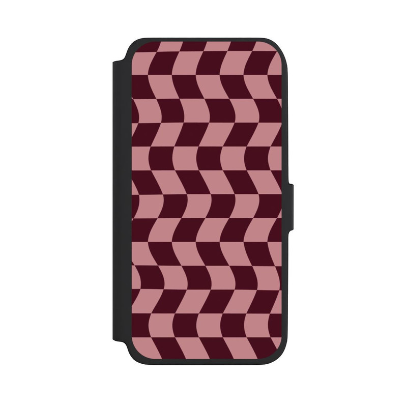 Galaxy A18 5G NIVOflip Schachbrett Rot-Rosa