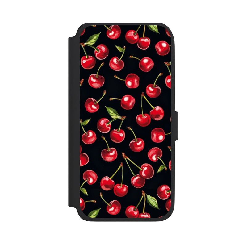 Galaxy A18 5G NIVOflip Kirschmuster Schwarz mit KI
