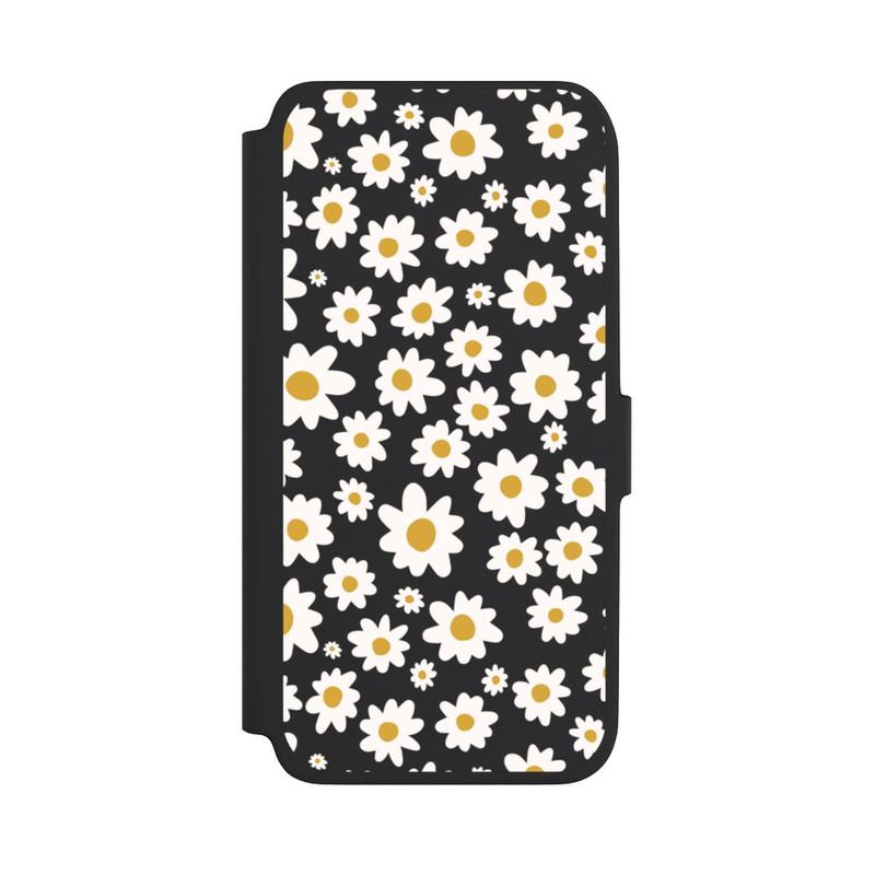 Galaxy A18 5G NIVOflip Daisy Flower Seamless Pattern Transparent