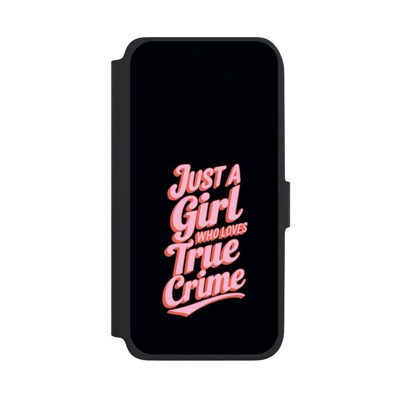 Galaxy A18 5G NIVOflip Just a Girl Who Loves True Crime