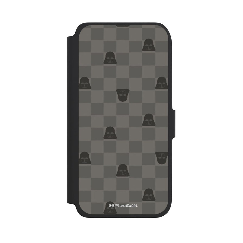 Galaxy A18 5G NIVOflip Darth Vader Schachbrettmuster Schwarz