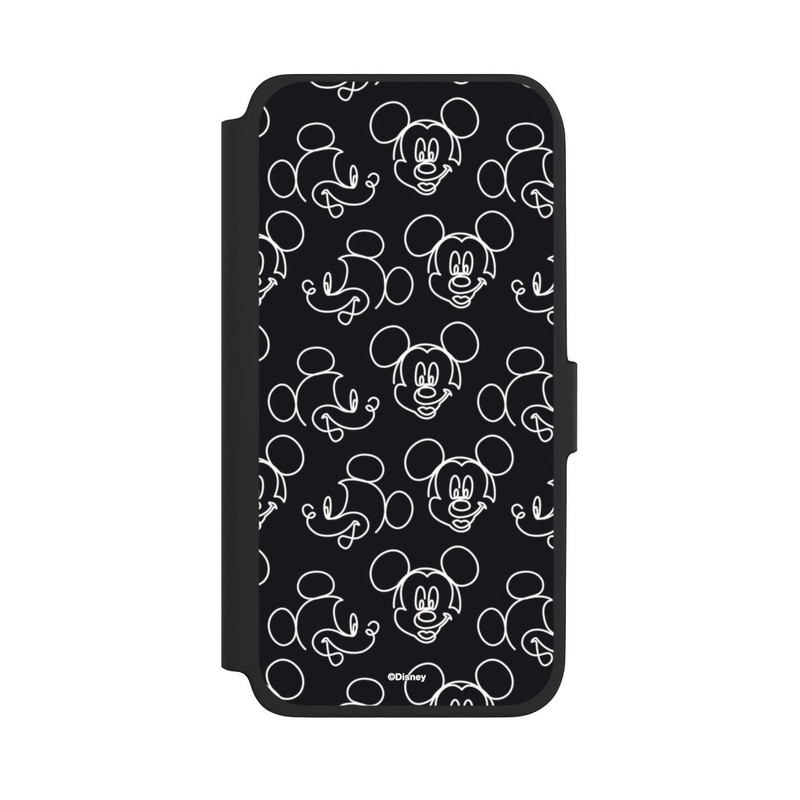 Galaxy A18 5G NIVOflip Disney Mickey Muster Schwarz