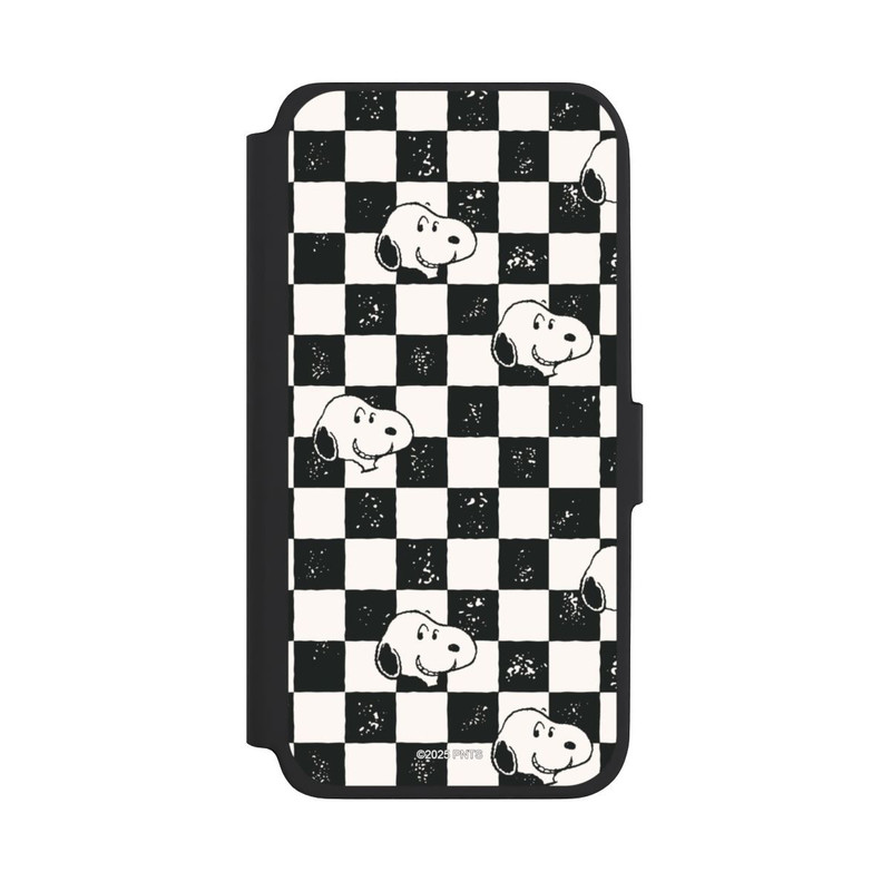 Galaxy A18 5G NIVOflip Snoopy Heads Checked Pattern