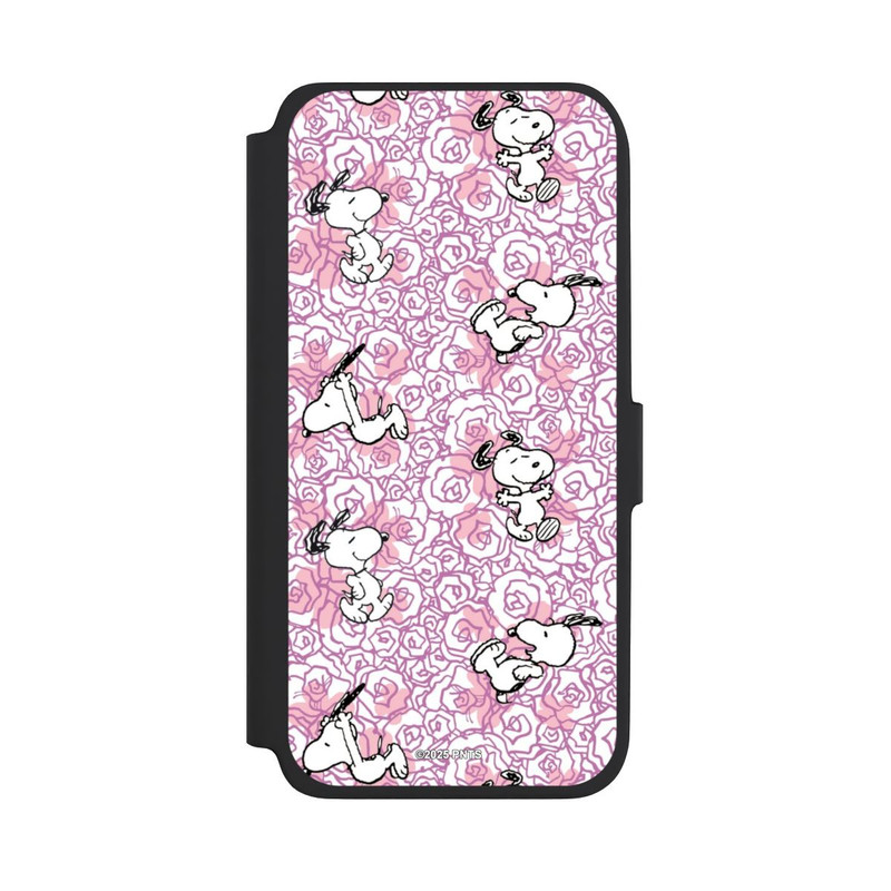 Galaxy A18 5G NIVOflip Peanuts Pink Roses Pattern