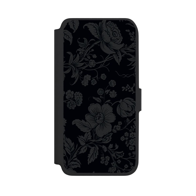 Galaxy A18 5G NIVOflip Fleur Foncée Look Vintage