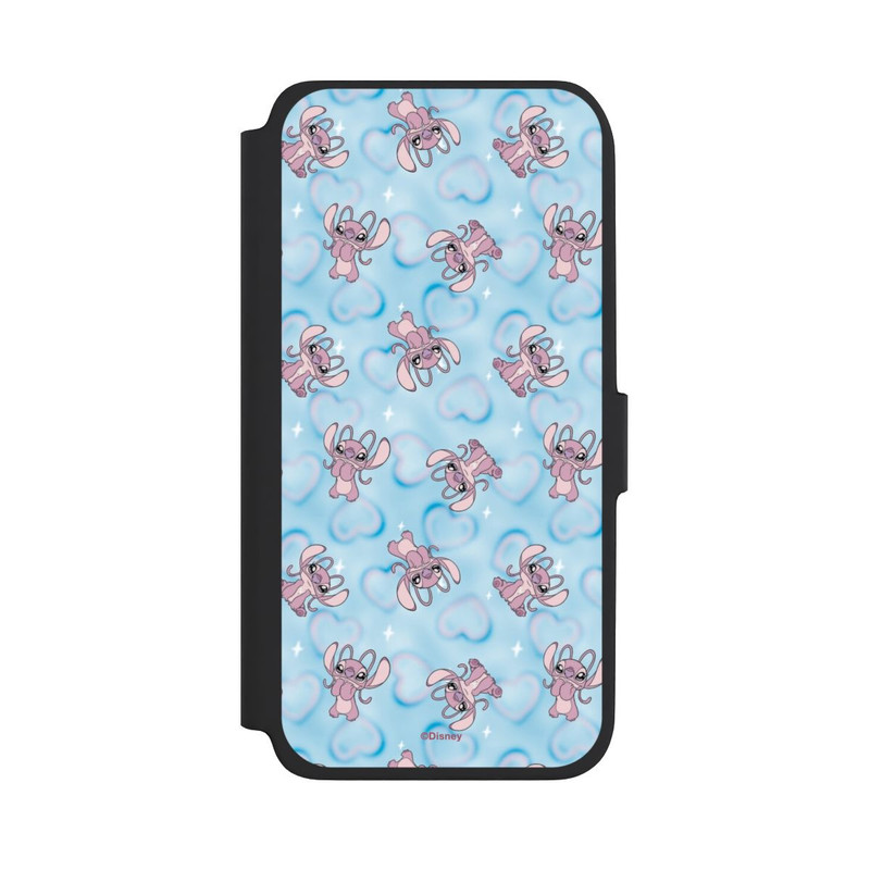 Galaxy A18 5G NIVOflip Lilo & Stitch Angel Pattern Blue Hearts