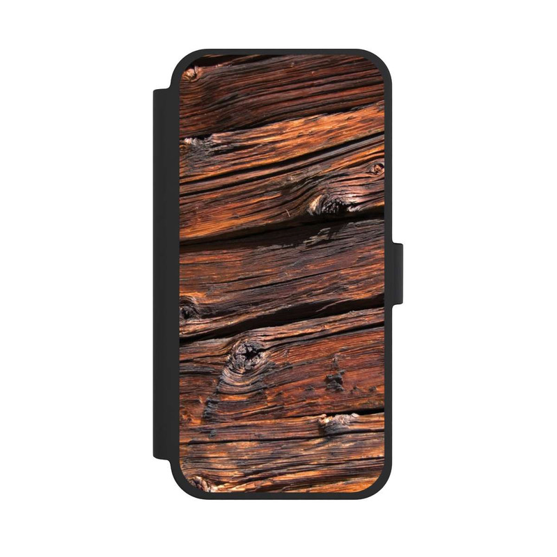 iPhone 15 Plus NIVOflip Verwitterte Holzplanken
