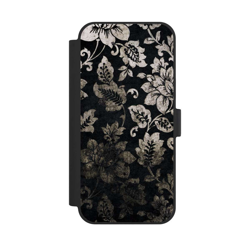 iPhone 15 Plus NIVOflip Silber Schwarz Vintage