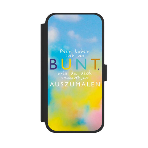 Apple iPhone 15 Plus NIVOflip Das Leben ist Bunt