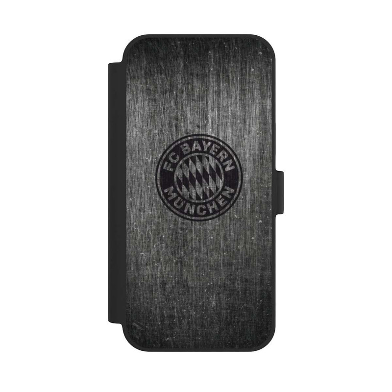 iPhone 15 Plus NIVOflip Metalllook FCB Logo einfarbig
