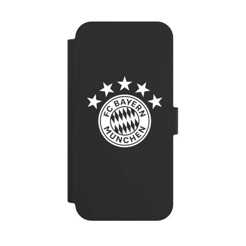 iPhone 15 Plus NIVOflip FCB Logo einfarbig mit Sternen - ohne Hintergrund