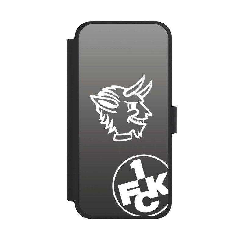 iPhone 15 Plus NIVOflip Teufelskopf FCK auf Schwarz