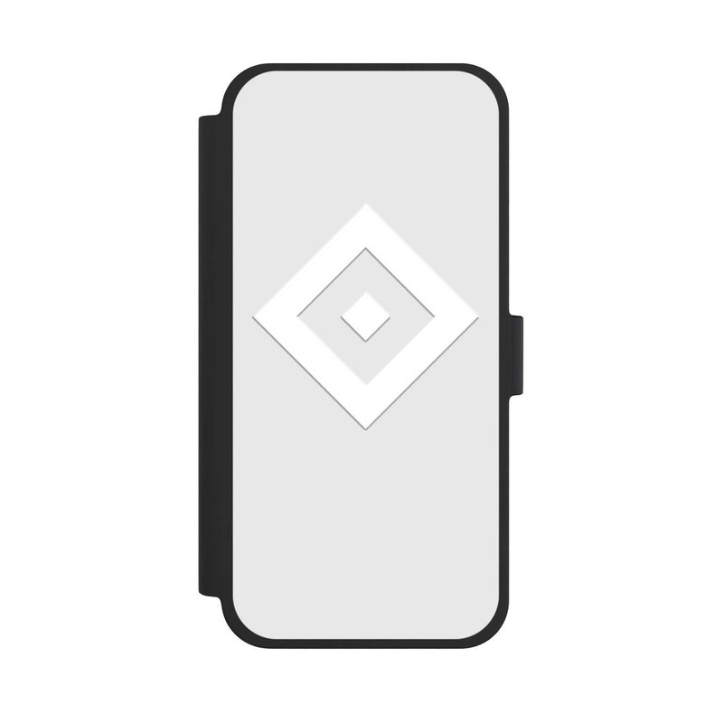 iPhone 15 Plus NIVOflip Rauten Logo auf HSV Grau