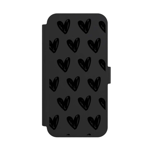 Apple iPhone 15 Plus NIVOflip Herzen Schwarz ohne Hintergrund