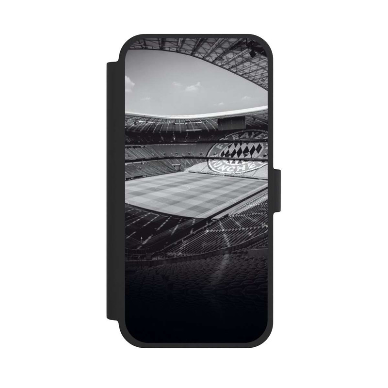 iPhone 15 Plus NIVOflip Stadion FC Bayern - Black White
