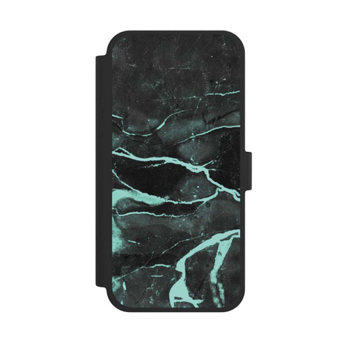 Apple iPhone 15 Plus NIVOflip Grauer und blauer Marmor