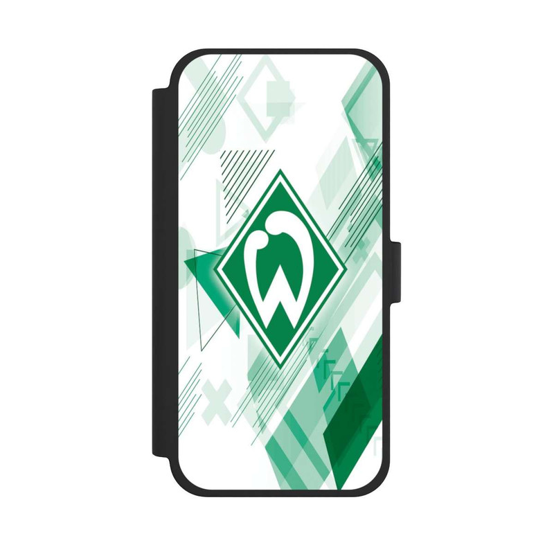 iPhone 15 Plus NIVOflip Weiße Grafikelemente - Werder Bremen