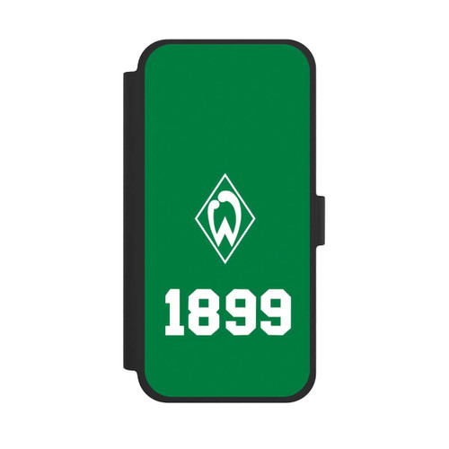 Apple iPhone 15 Plus NIVOflip 1899 Grün-Weiß Lebenslang Grün - Werder Bremen