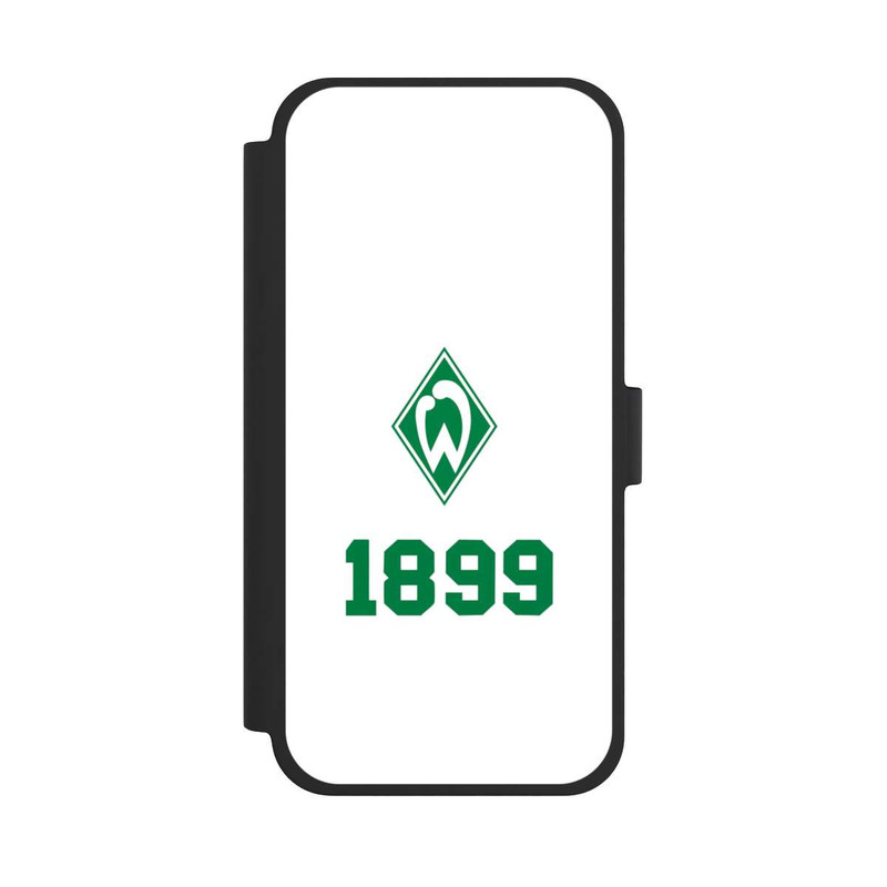 iPhone 15 Plus NIVOflip 1899 Grün-Weiß Lebenslang Weiss - Werder Bremen