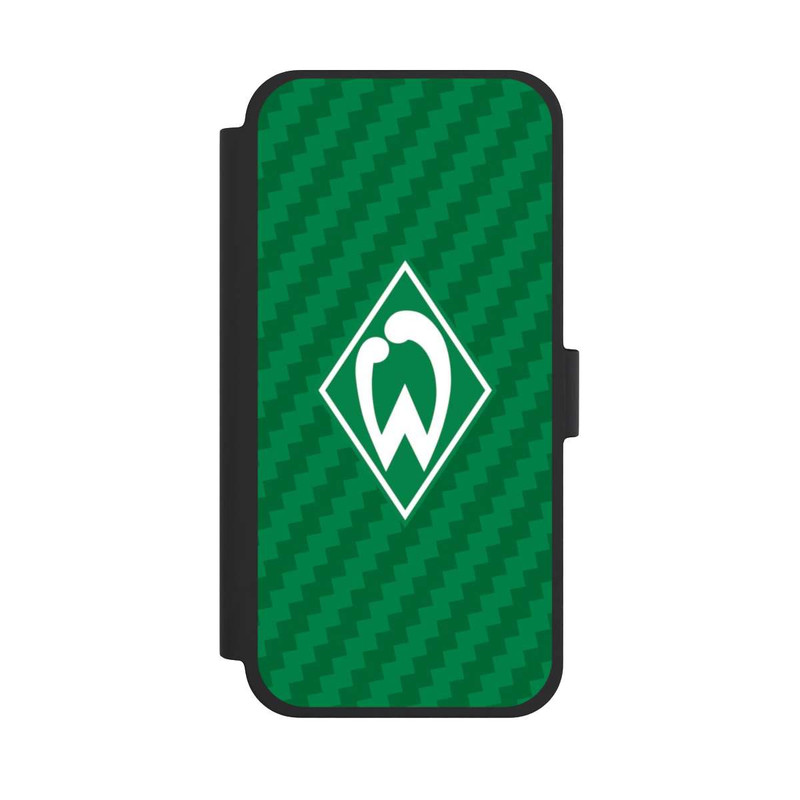 iPhone 15 Plus NIVOflip Carbonlook - Werder Bremen