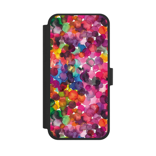 Apple iPhone 15 Plus NIVOflip Überlappende Aquarellpunkte