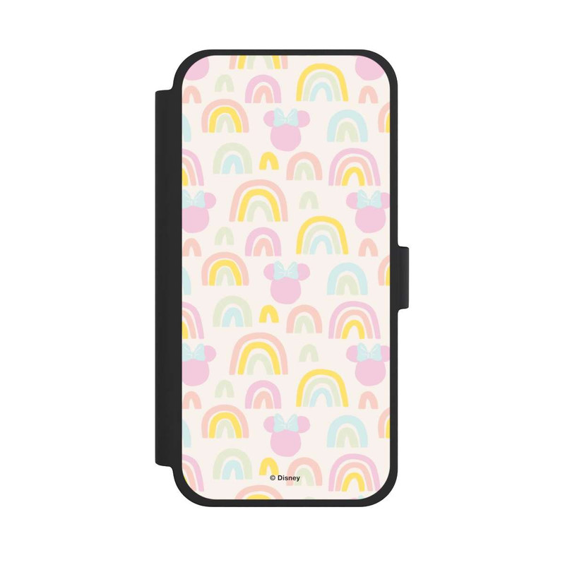 iPhone 15 Plus NIVOflip Minnie Regenbogen Muster
