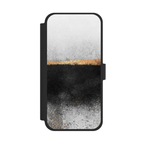 Apple iPhone 15 Plus NIVOflip Ruß und Golddruck