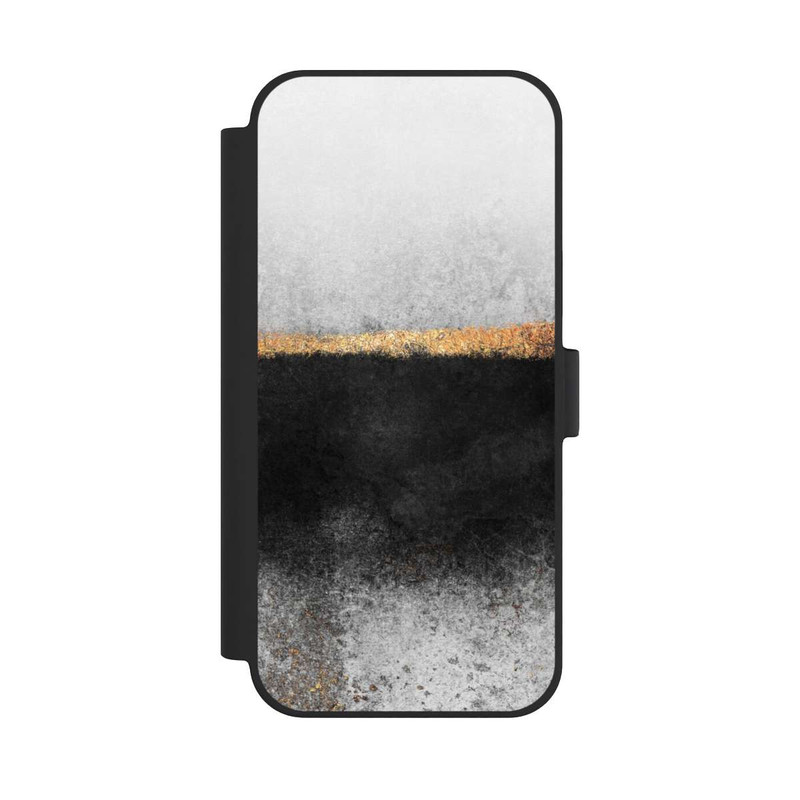 iPhone 15 Plus NIVOflip Soot and Gold Print