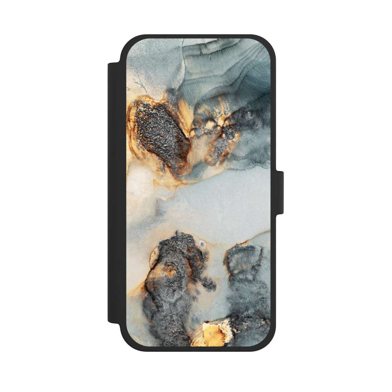 iPhone 15 Plus NIVOflip Flutwellen Golddruck