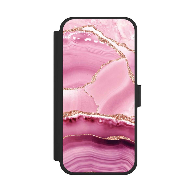 iPhone 15 Plus NIVOflip Meerjungfrauen Pink Marmor