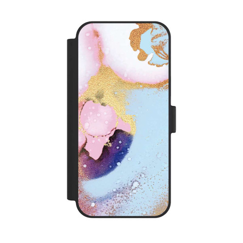 Apple iPhone 15 Plus NIVOflip Pastel Glamour Ink Texture