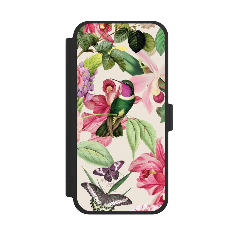 iPhone 15 Plus NIVOflip Colibris et roses
