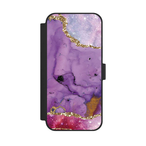 Apple iPhone 15 Plus NIVOflip Purple Galaxy Glamour Marble