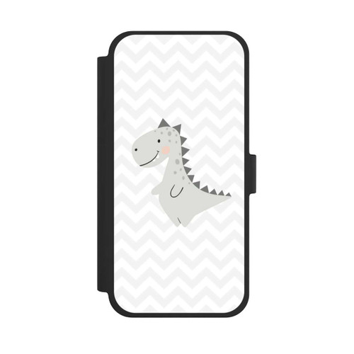 Apple iPhone 15 Plus NIVOflip Grauer Dino