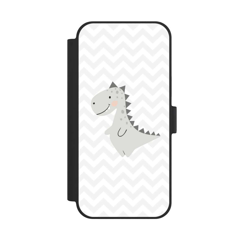 iPhone 15 Plus NIVOflip Dino gris