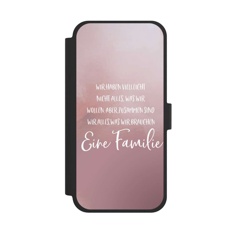 iPhone 15 Plus NIVOflip Eine Familie Altrosa