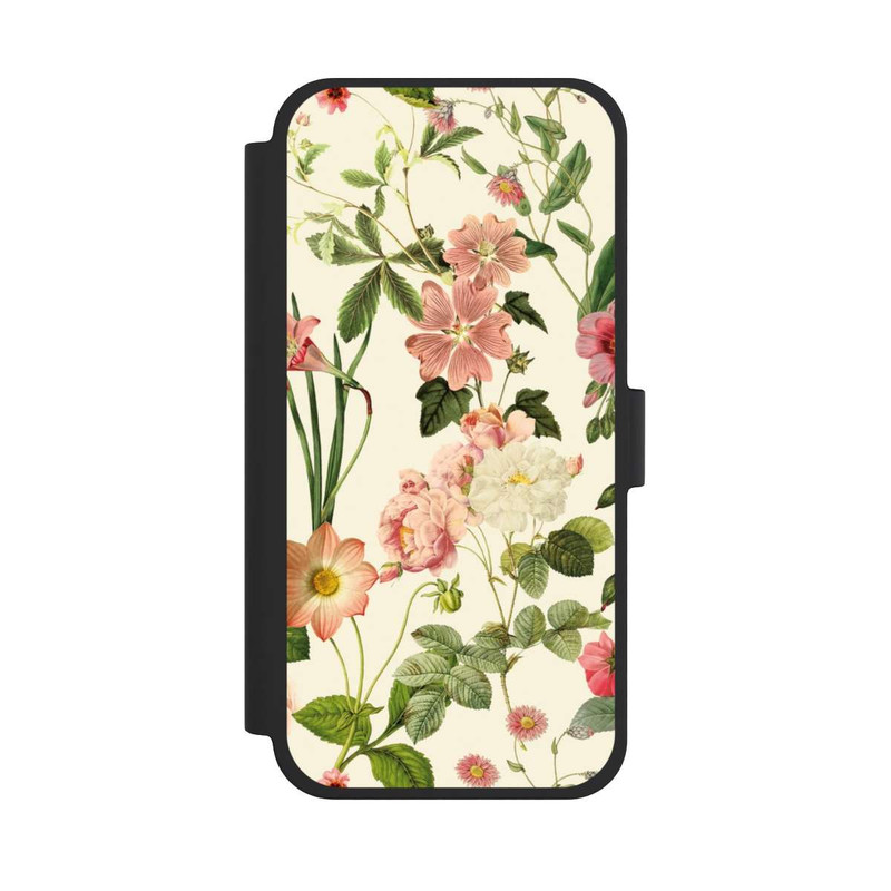 iPhone 15 Plus NIVOflip Wildblumen auf Hellgelb