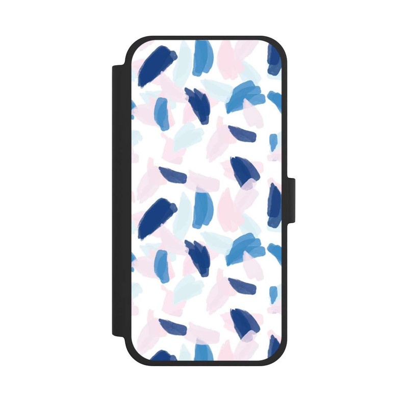 iPhone 15 Plus NIVOflip Peinture bleue et rose