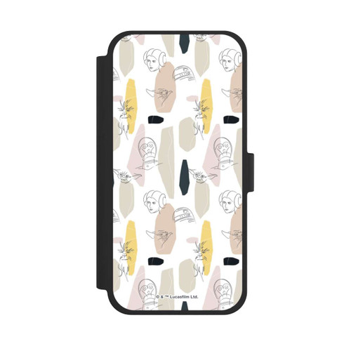 Apple iPhone 15 Plus NIVOflip Helle Seite Line Art